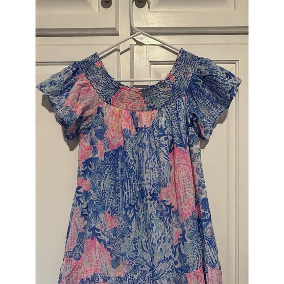 Lilly Pulitzer Dezi Maxi Dress Sway With Me Size Small Rare Euc Resort Coastal - Picture 3 of 14